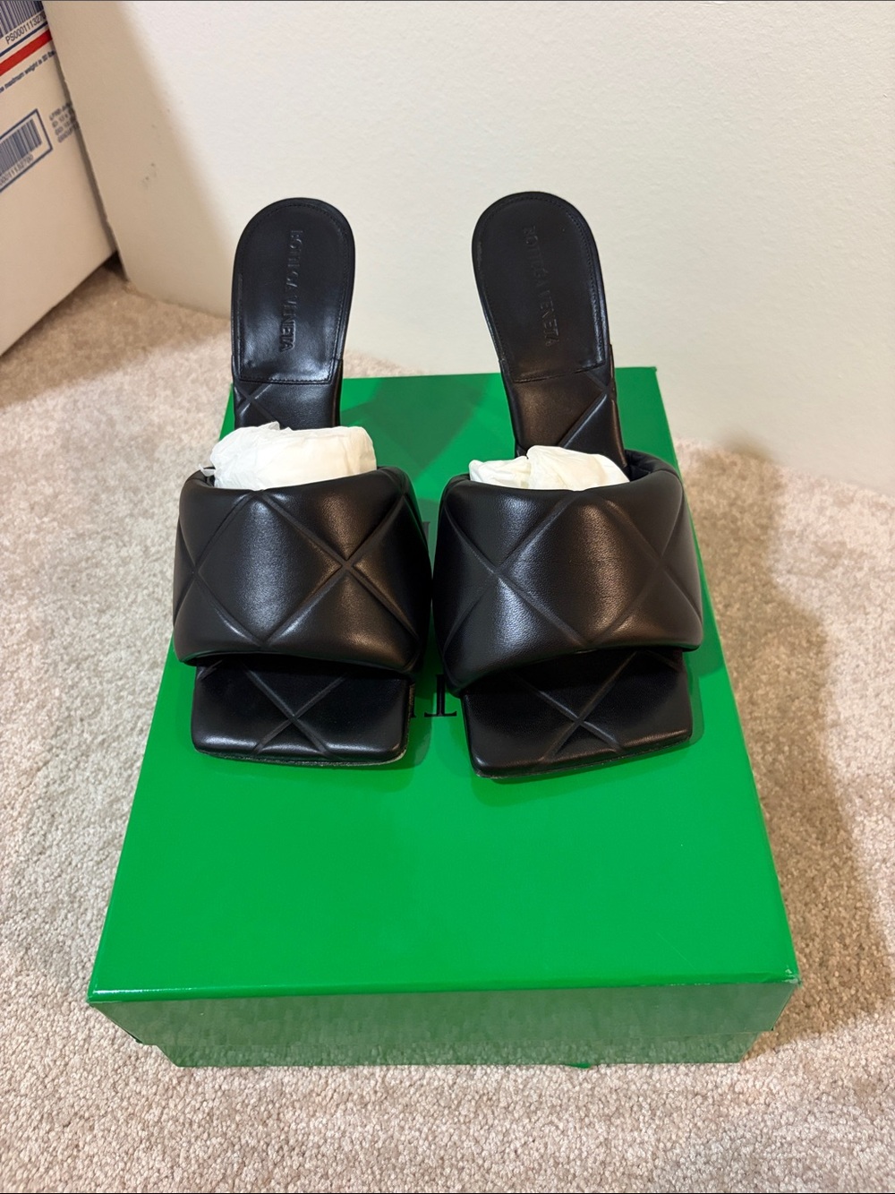 Bottega Veneta Lido Mules w/heel